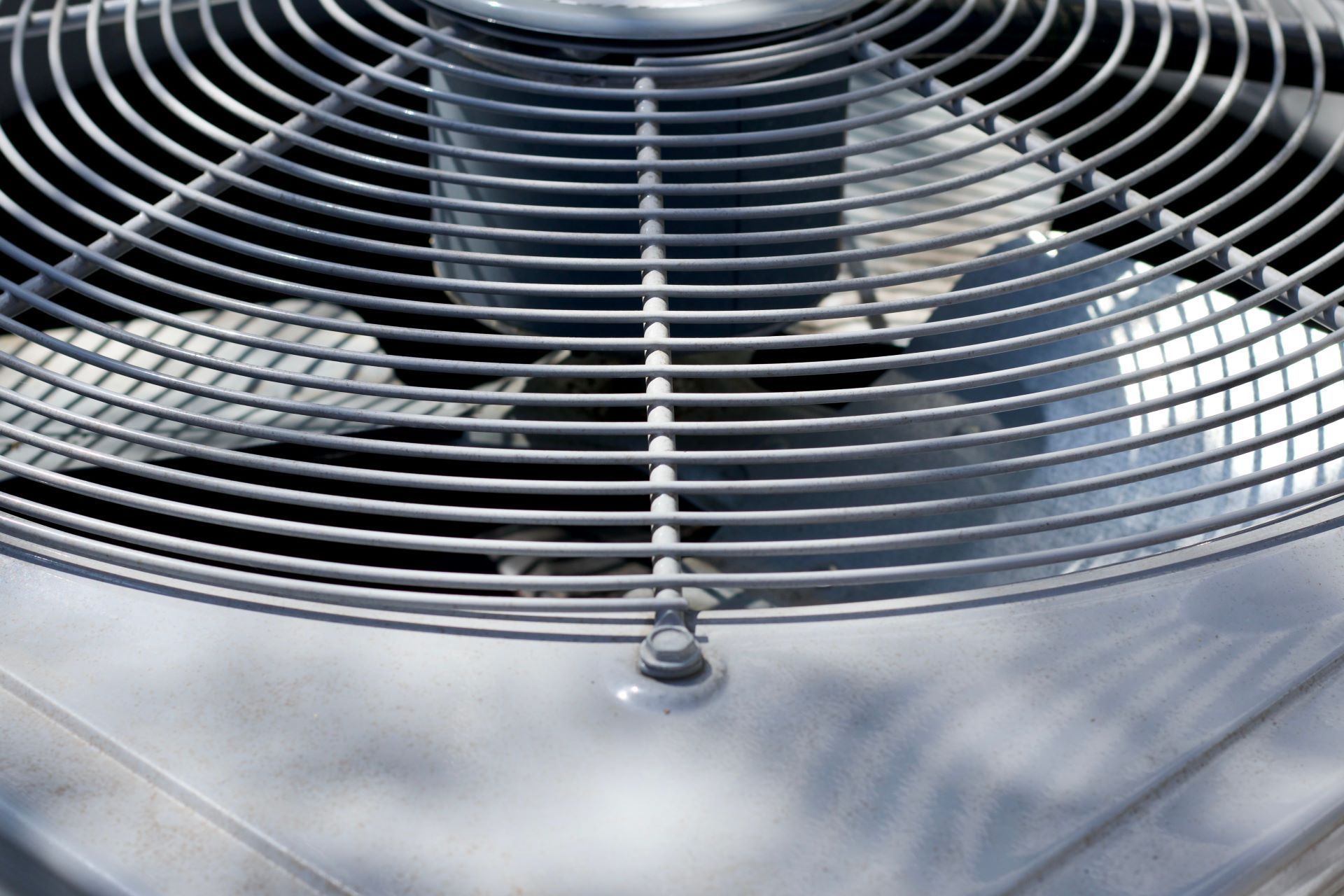 close up of HVAC fan