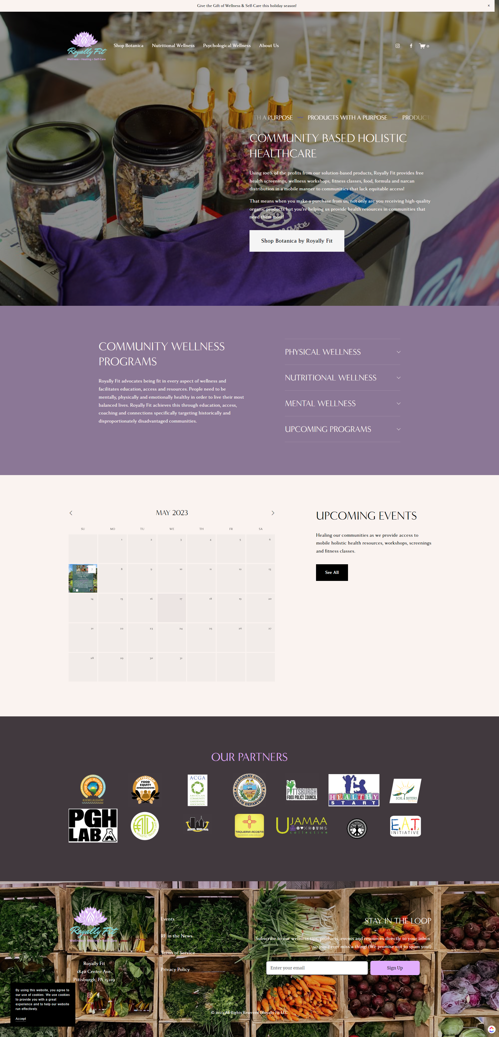 A screenshot of the homepage of a website.