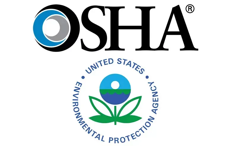 OSHA logo above EPA logo.