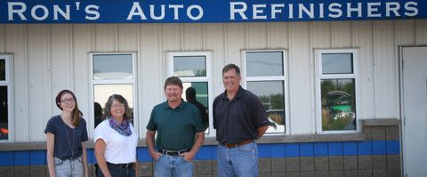 Body Shop — Ron's Auto Refinishers Family Photo in Missoula, MT
