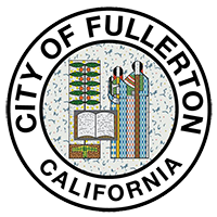 The seal of the city of fullerton in california