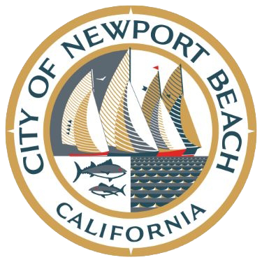 The seal of the city of newport beach california
