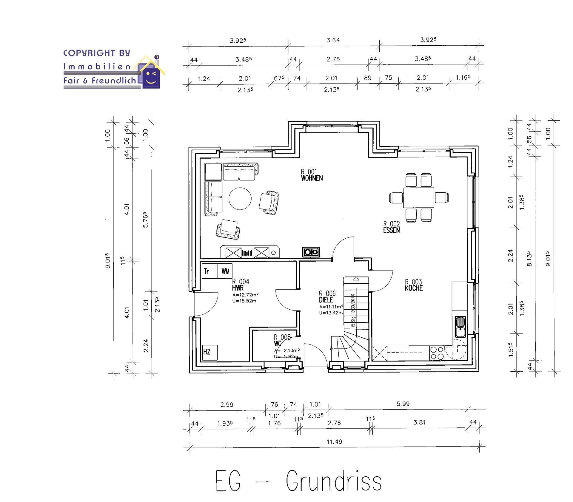 Grundriss Erdgeschoss