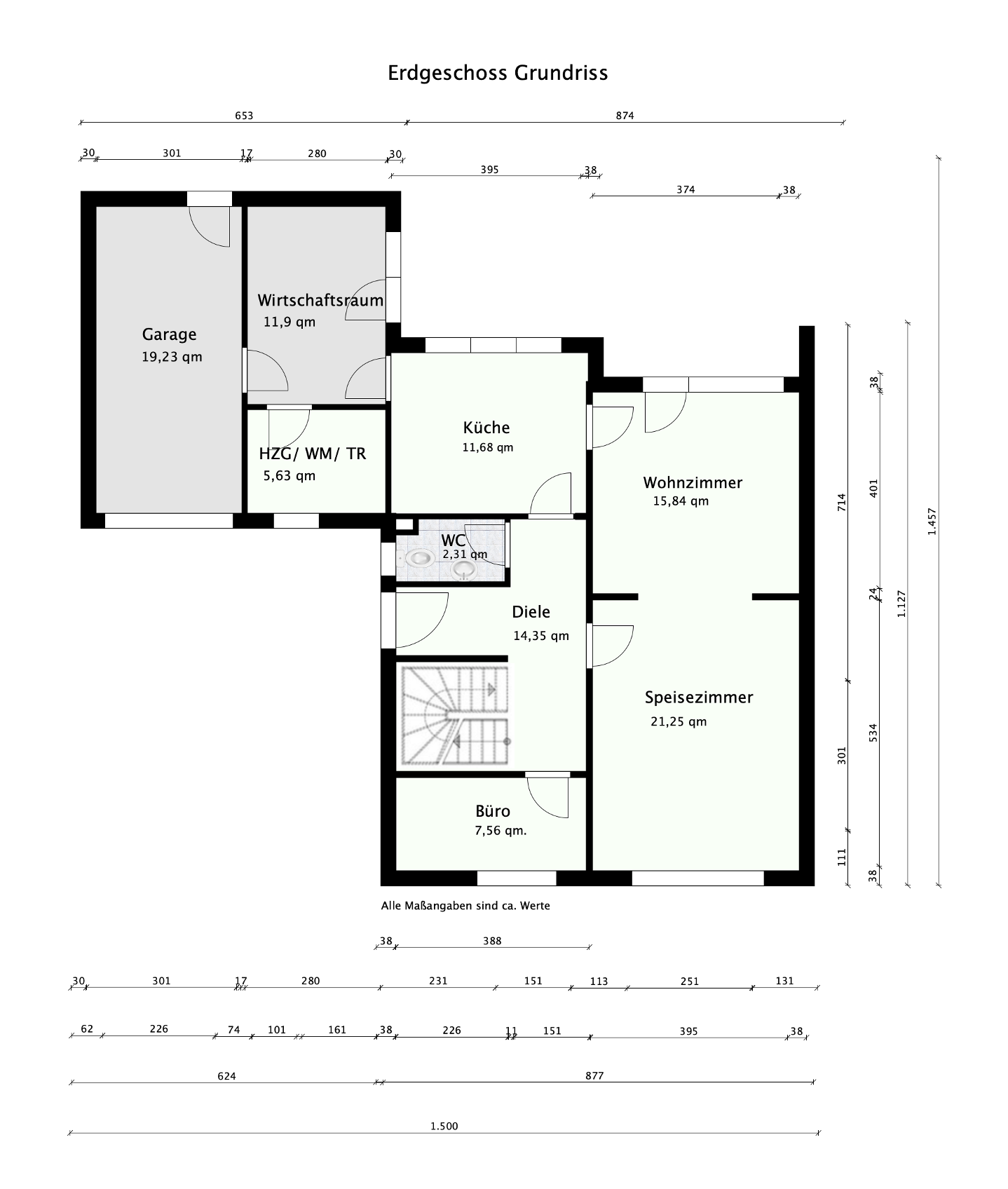 Grundriss Erdgeschoss