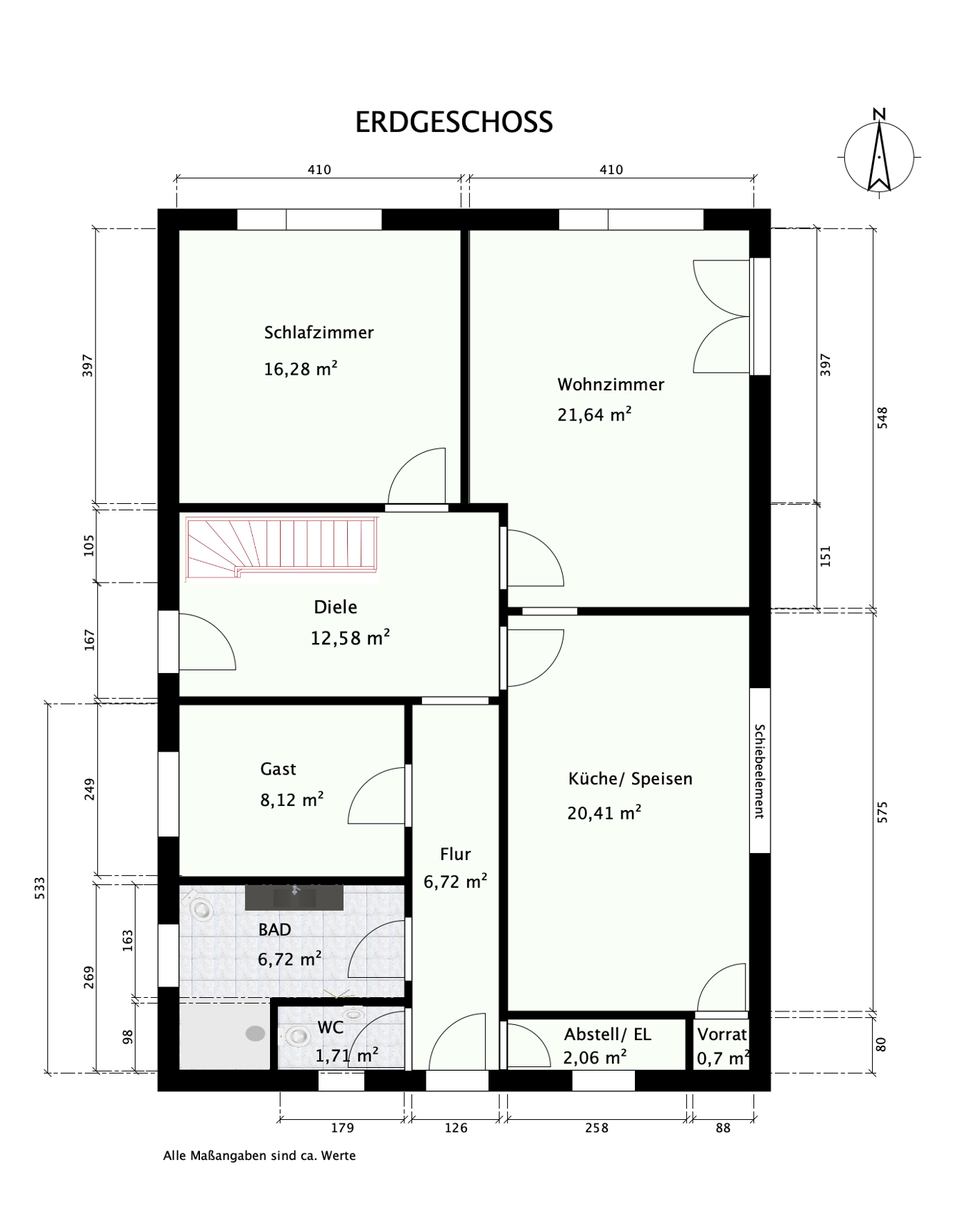 Grundriss Erdgeschoss
