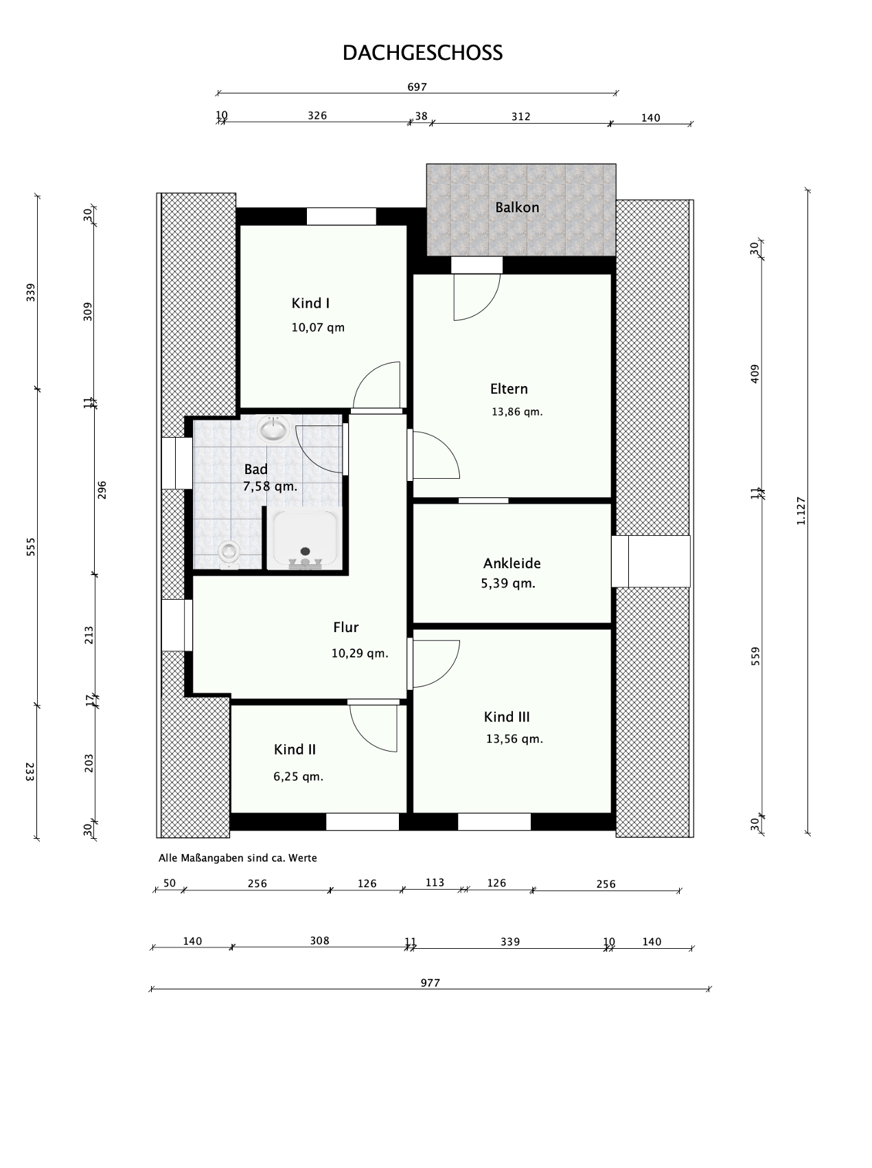 Grundriss Dachgeschoss