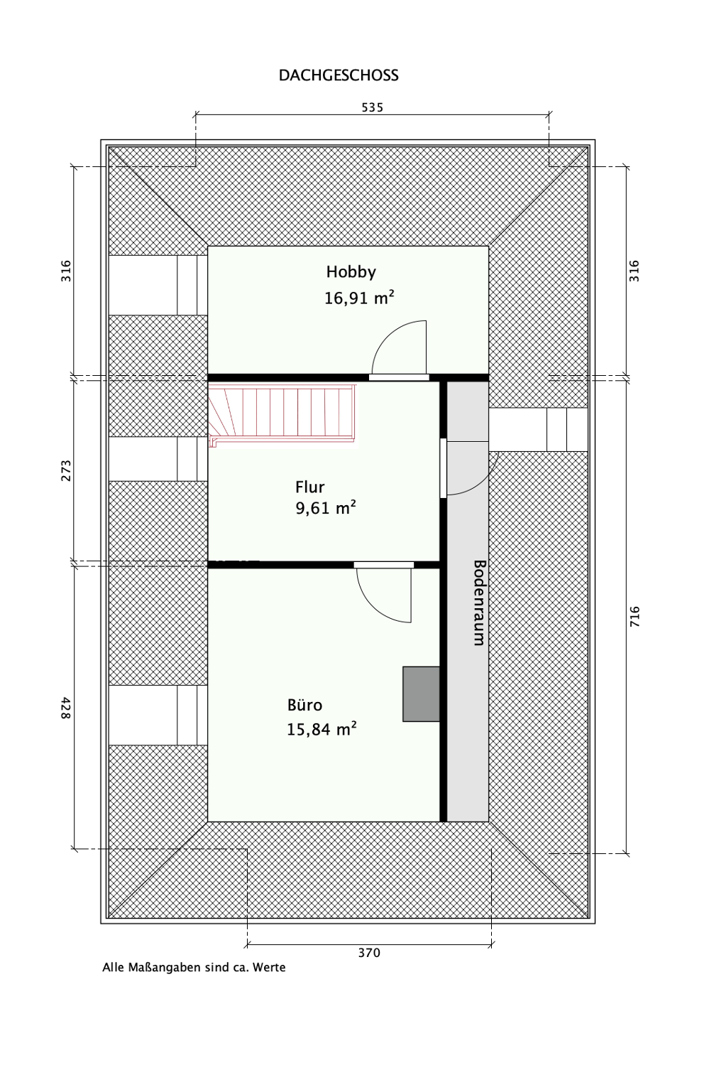Grundriss Dachgeschoss