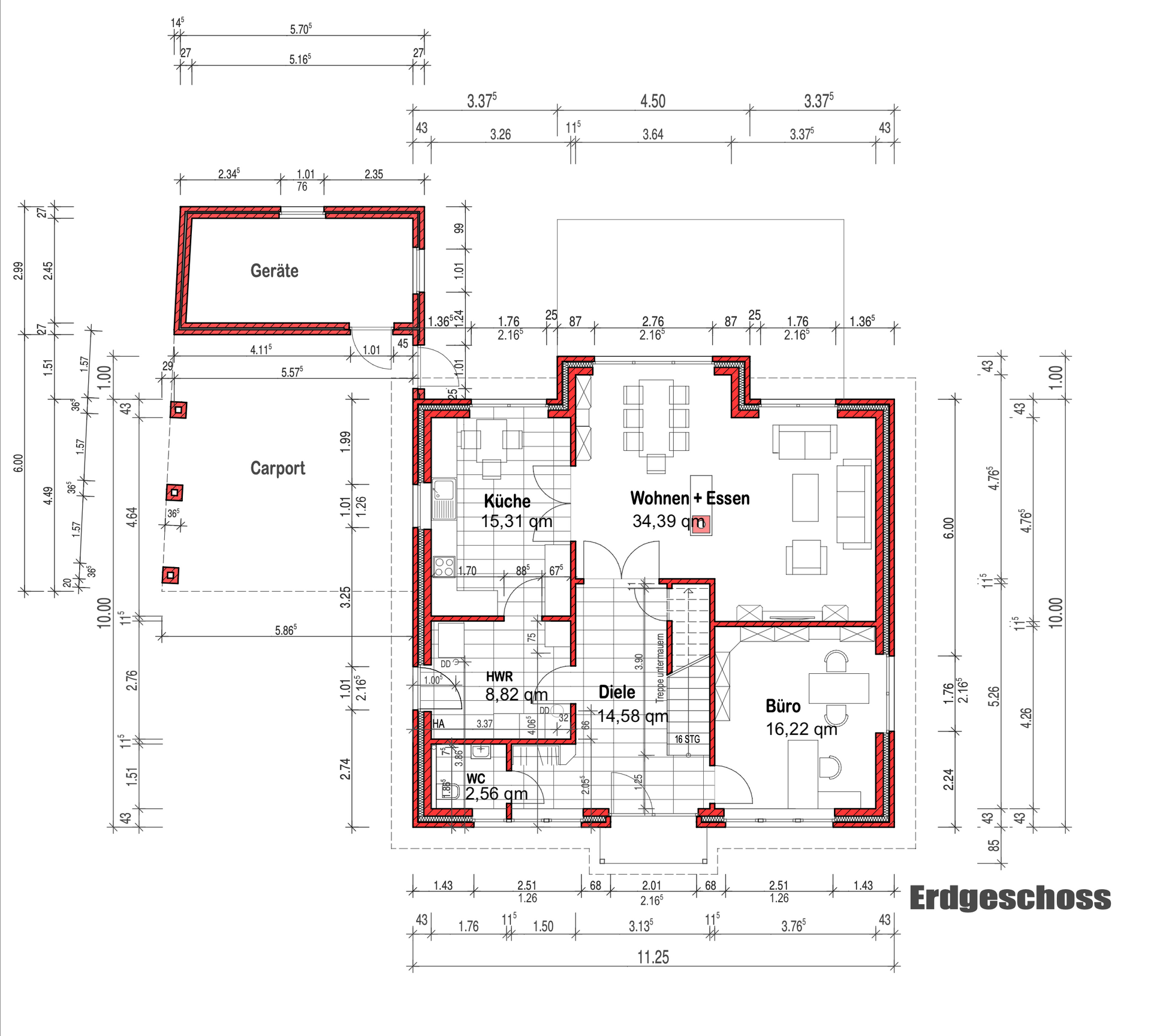 Grundriss Erdgeschoss