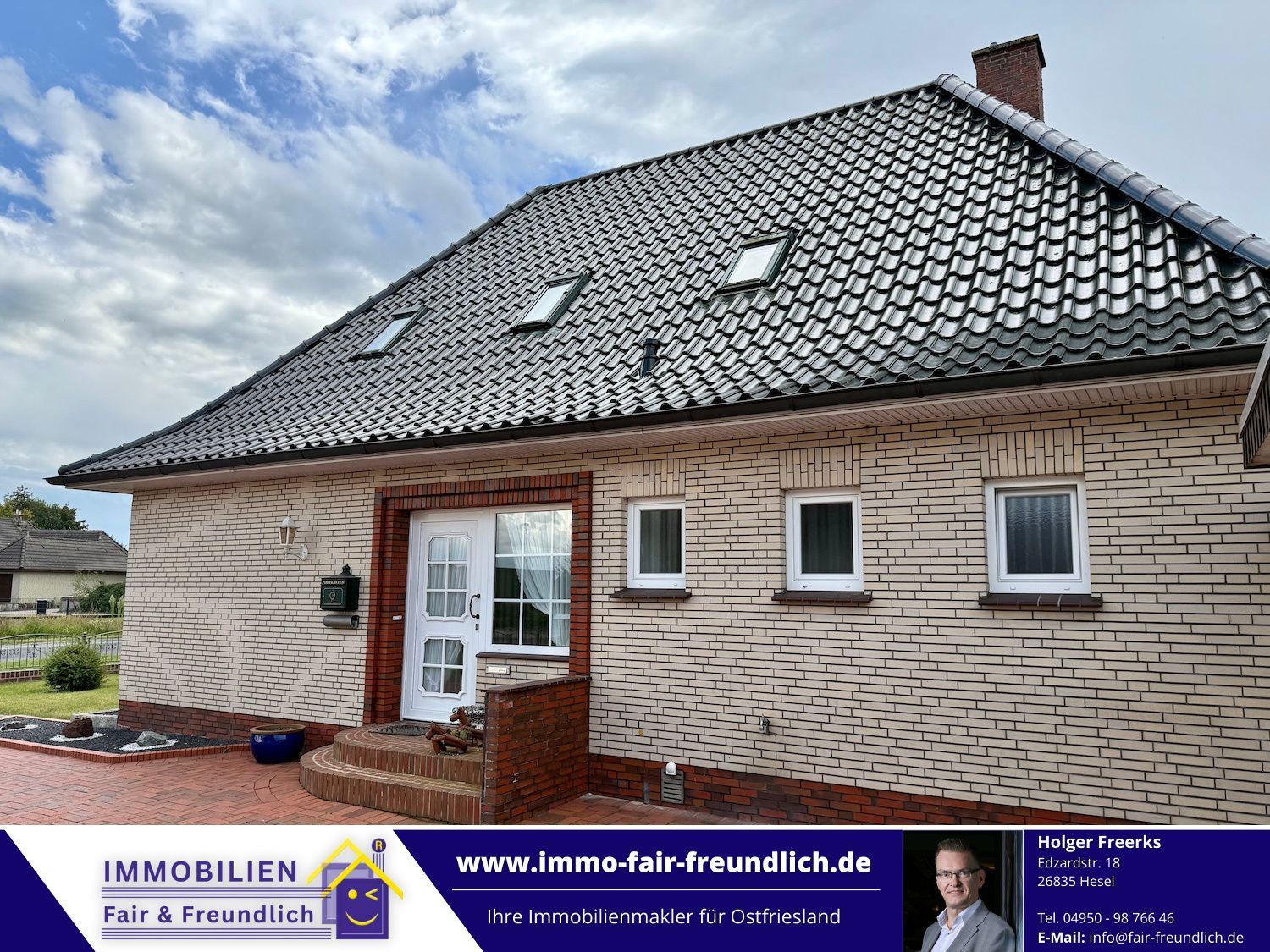 Bungalow mit Doppelgarage in Moormerland