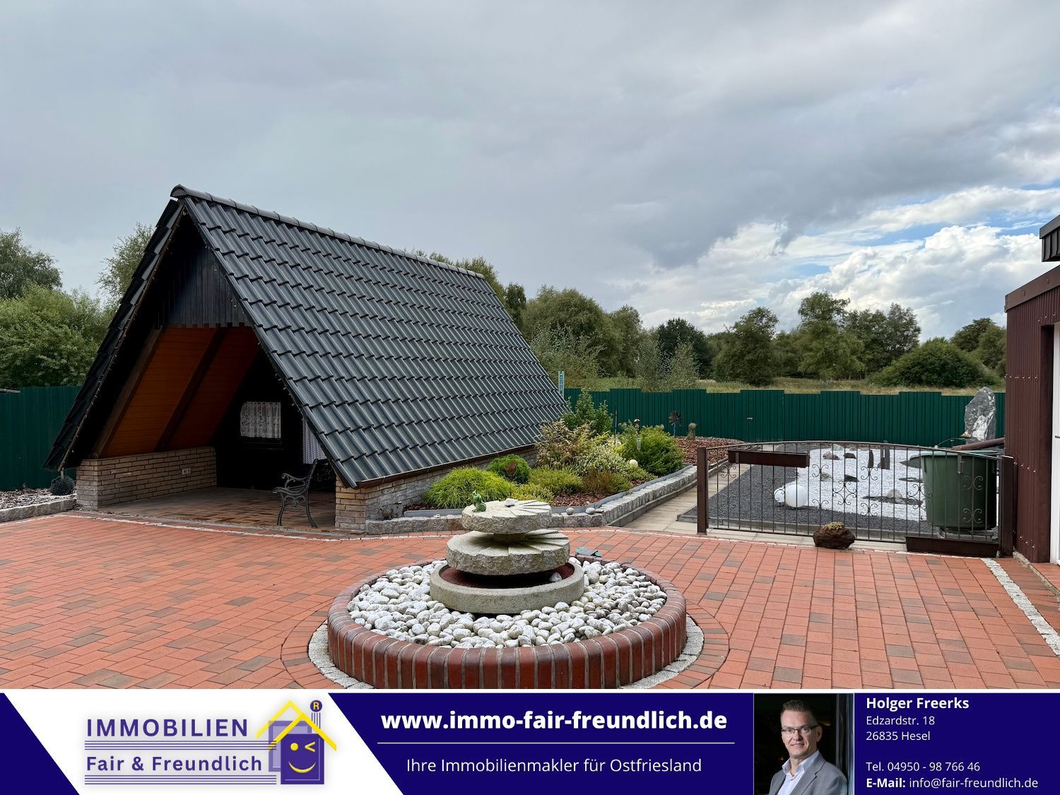 Bungalow mit Doppelgarage in Moormerland