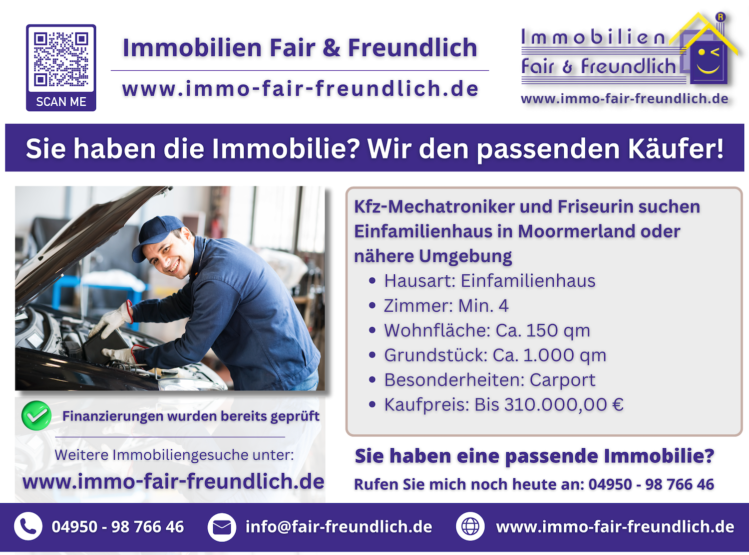 Haus und Immobilie gesucht in Ostfriesland Immobiliengesuch