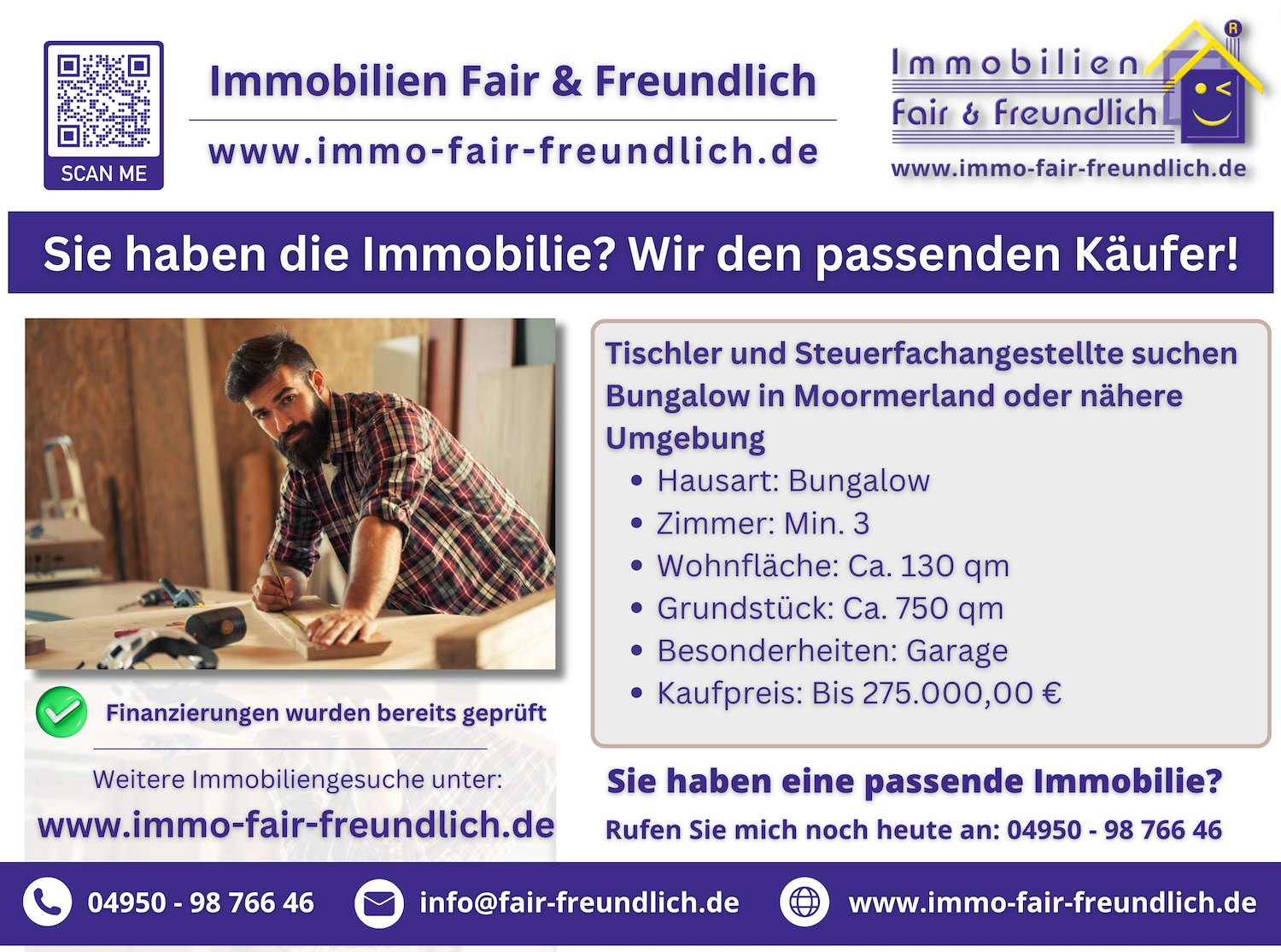 Haus und Immobilie gesucht in Ostfriesland Immobiliengesuch