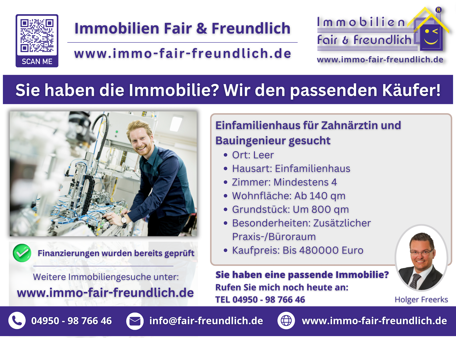 Haus und Immobilie gesucht in Ostfriesland Immobiliengesuch