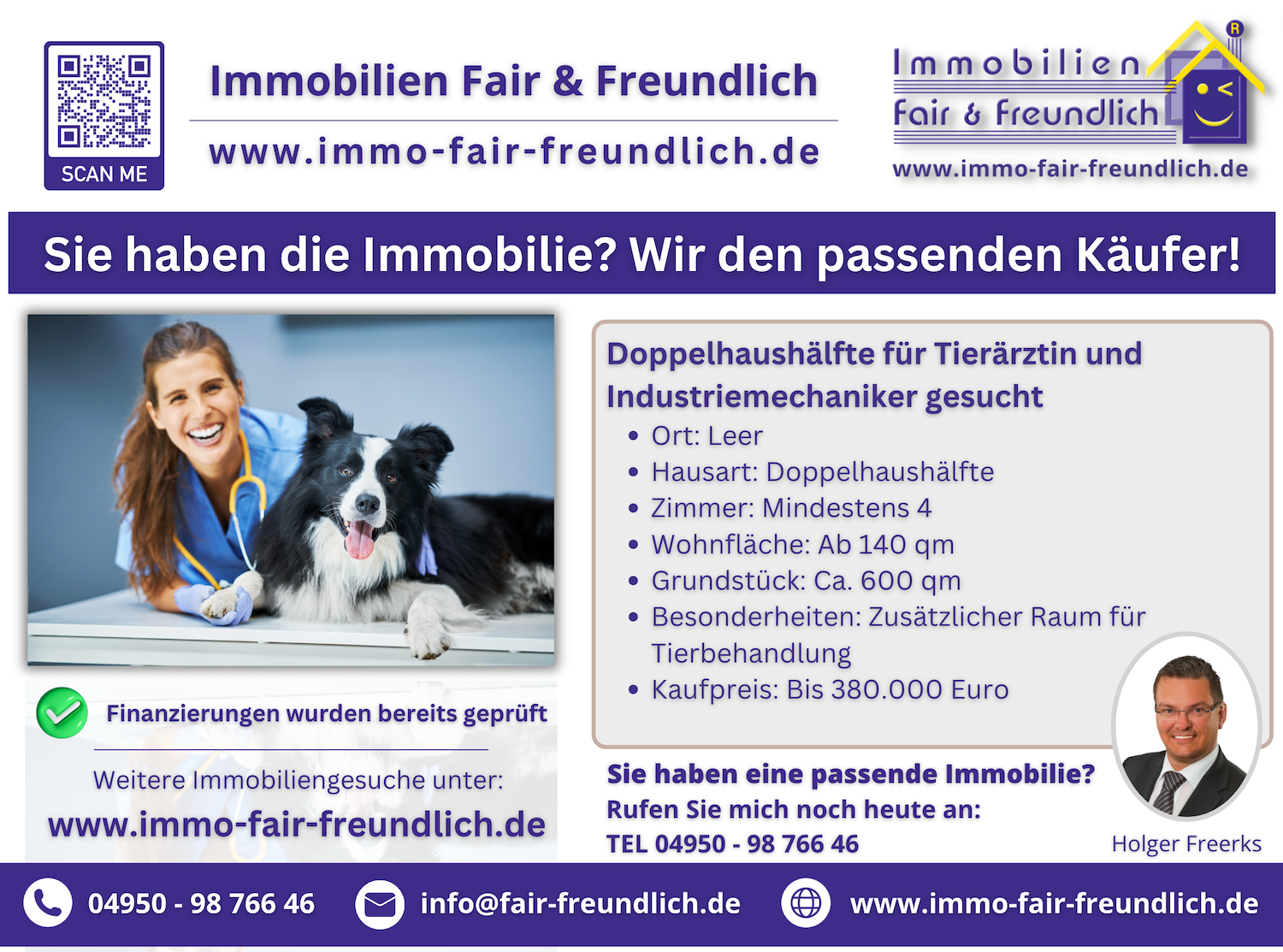 Haus und Immobilie gesucht in Ostfriesland Immobiliengesuch