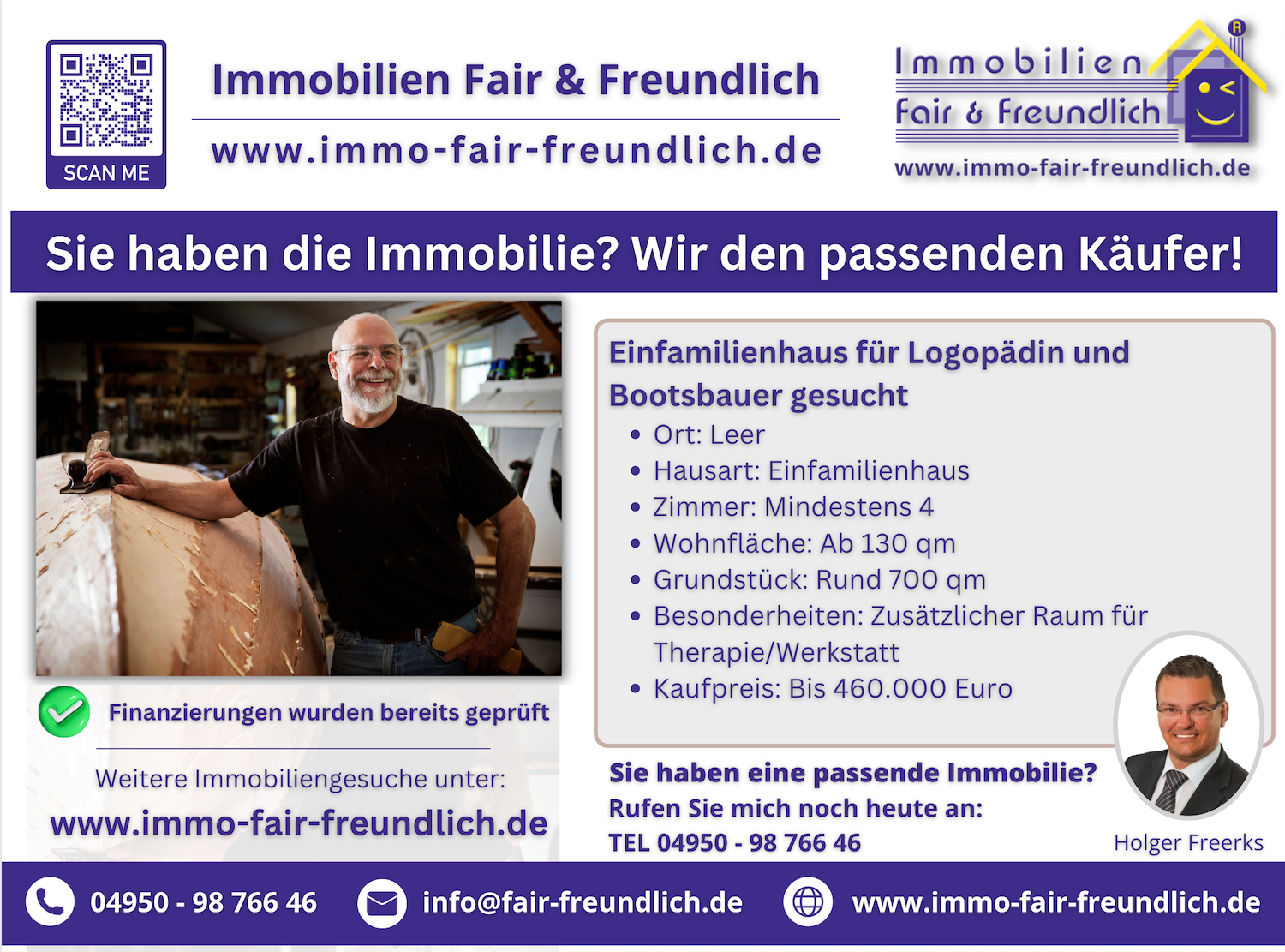 Haus und Immobilie gesucht in Ostfriesland Immobiliengesuch