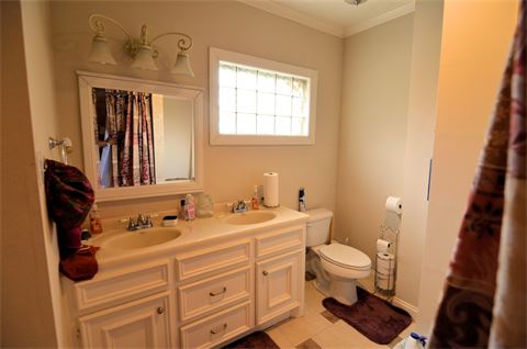 Bathroom with two sinks