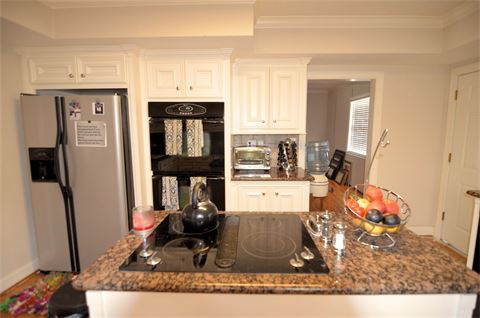 Kitchen with two ovens
