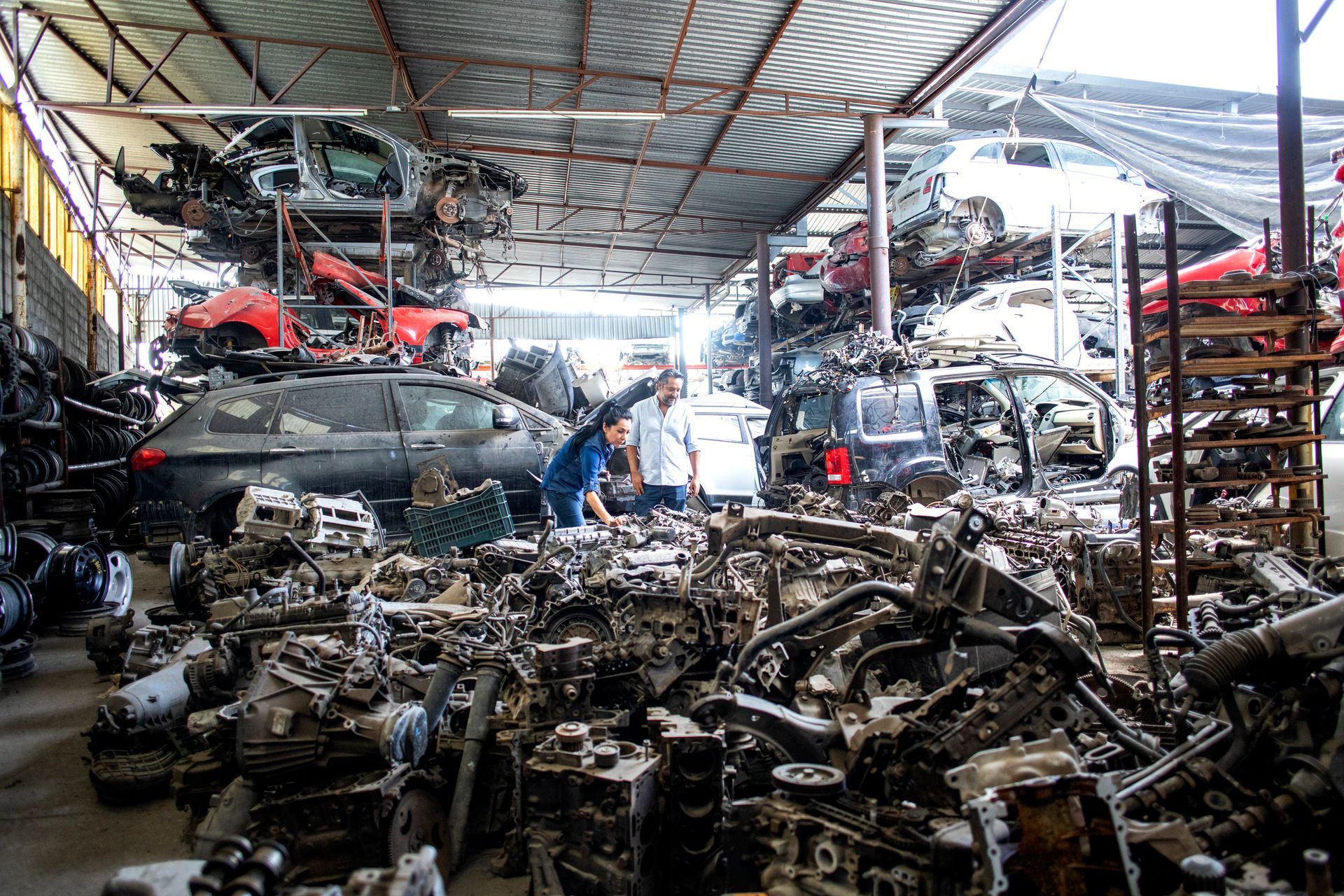 coworkers in the auto parts business