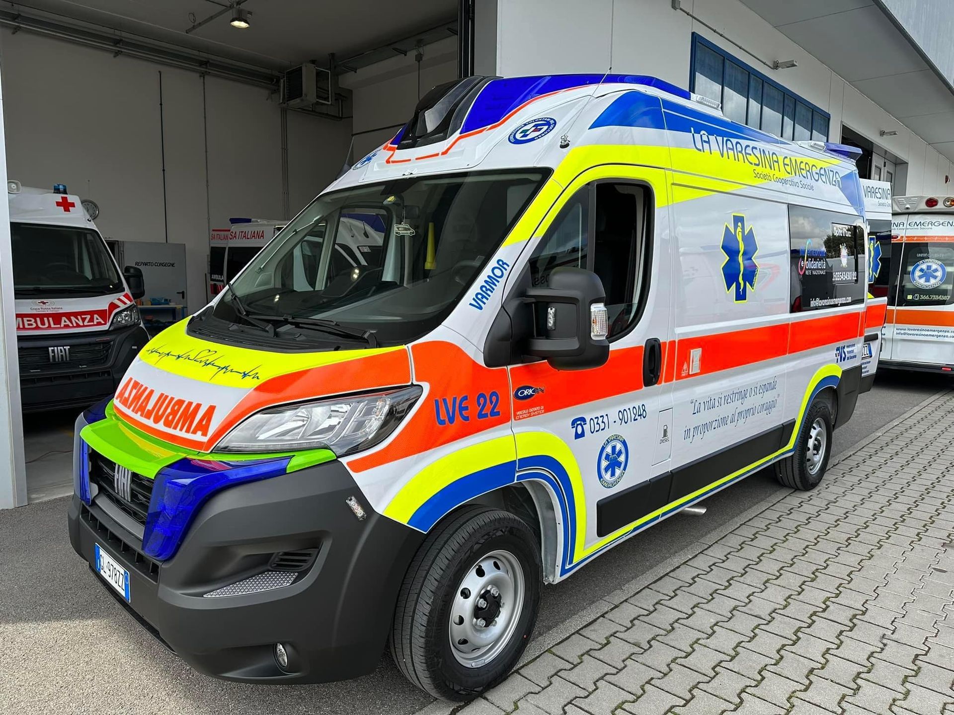 Autoambulanza privata a Varese