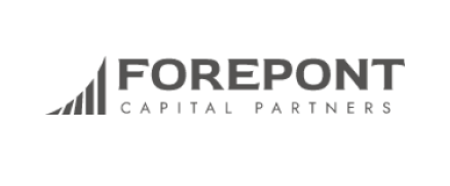 a forepont capital partners logo on a white background