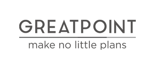 the logo for greatpoint says that they make no little plans