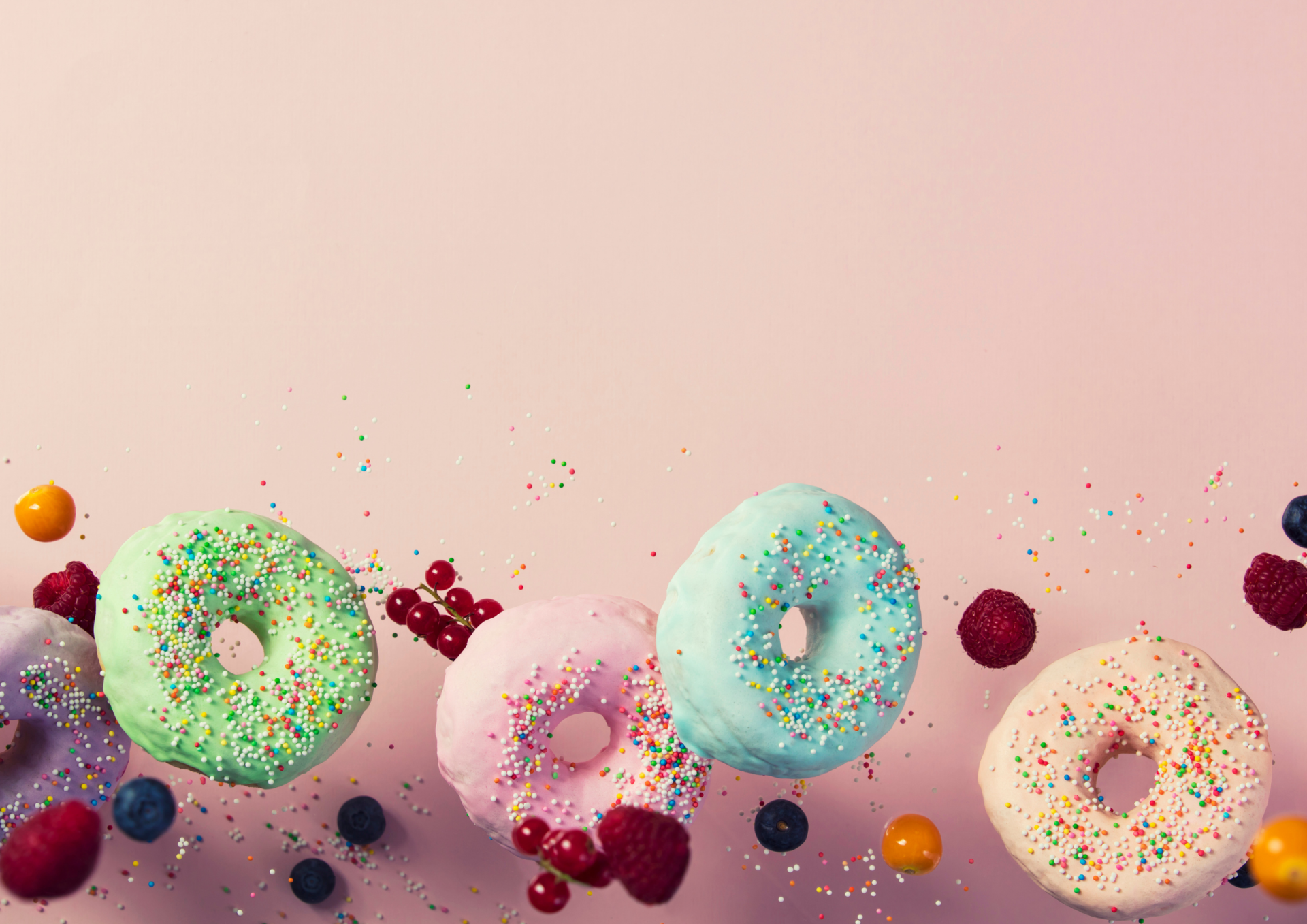 colorful doughnuts