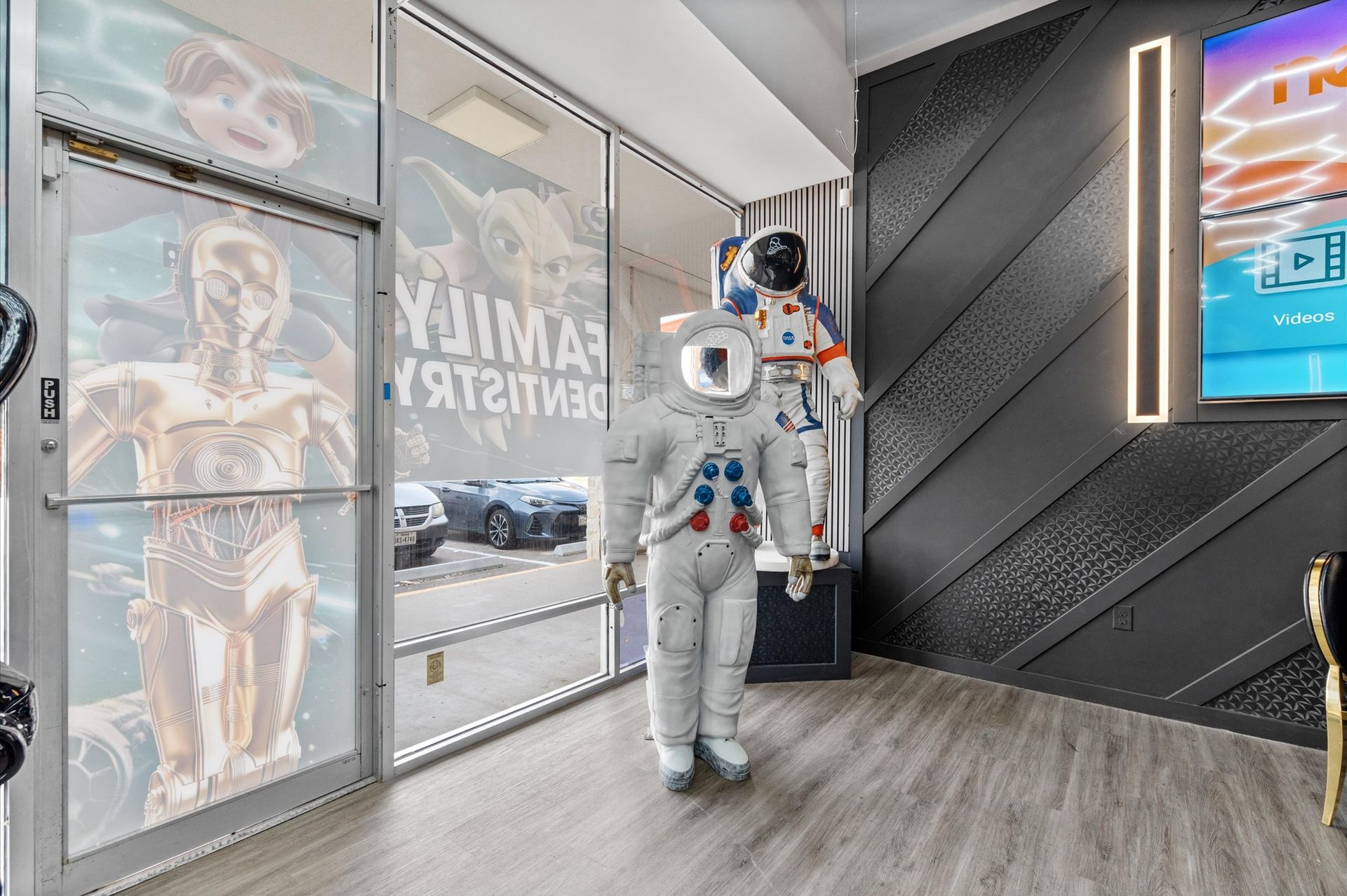 Dental-Space-Houston-lobby-space-suits