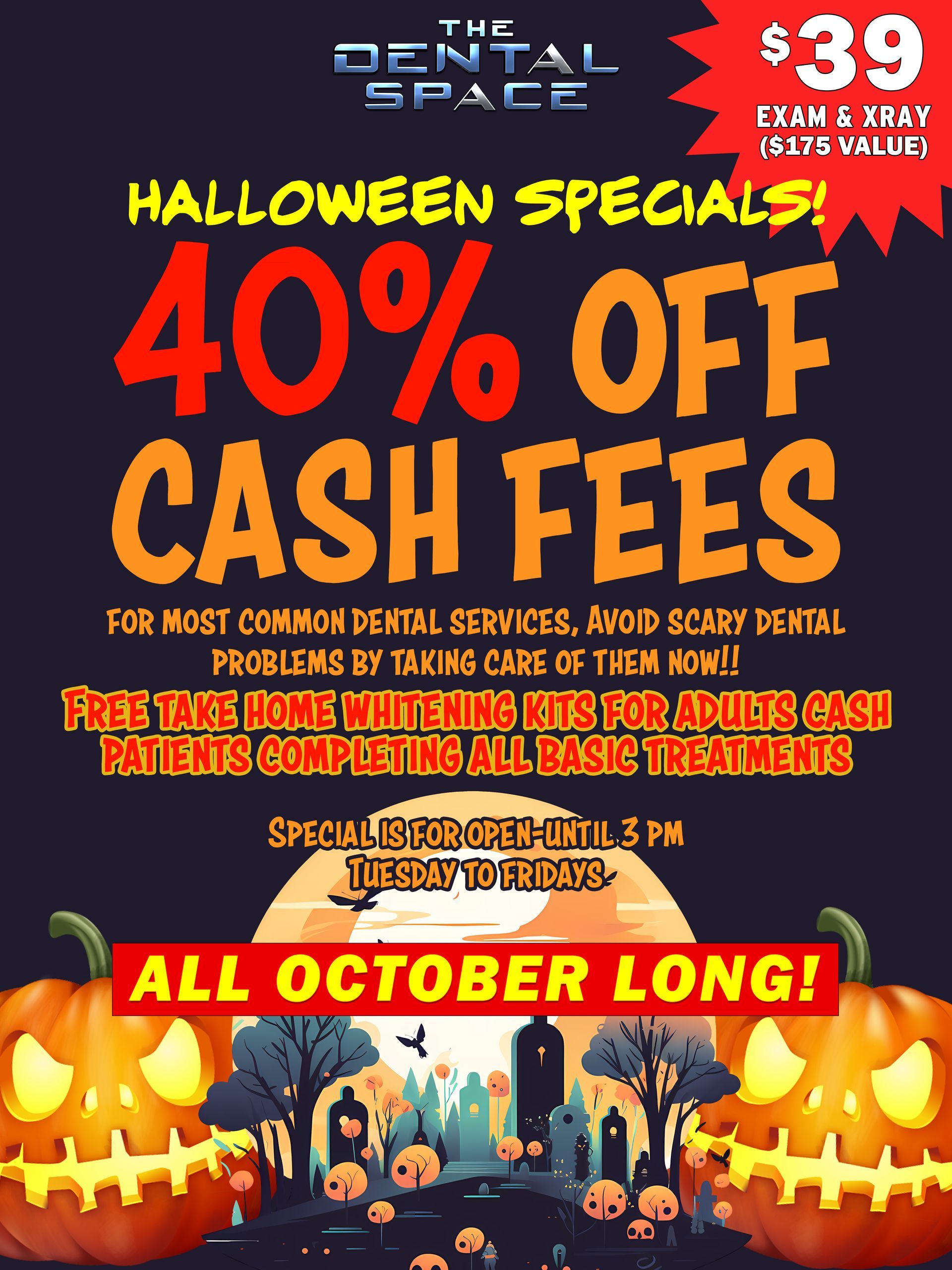 Dental Space Halloween Promotion