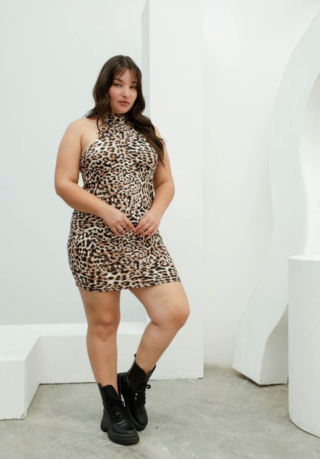 Vestido animal Print