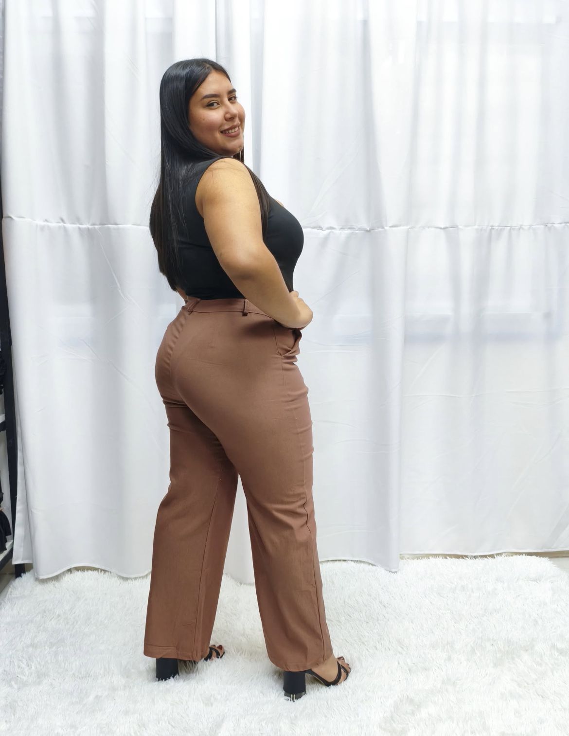 Pantalon Wide leg bengalina