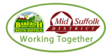Babergh and Mid Suffolk District Councils logo.