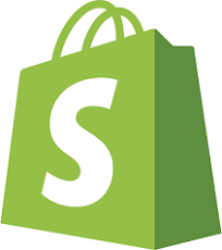 A green shopping bag with a white letter s on it.
