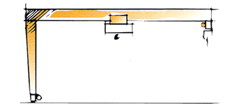 Single girder semi-goliath