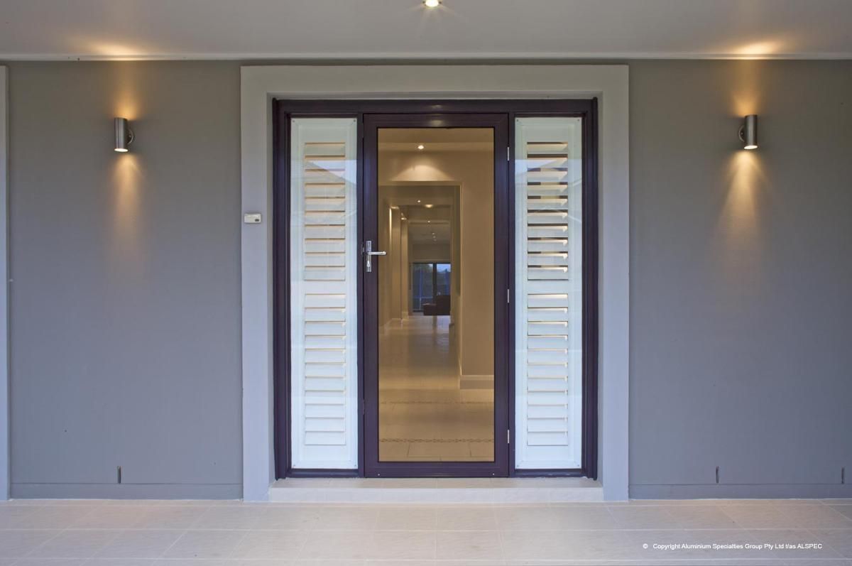 House Stainless Steel Door — Bathurst, NSW — Central West Blinds & Awnings