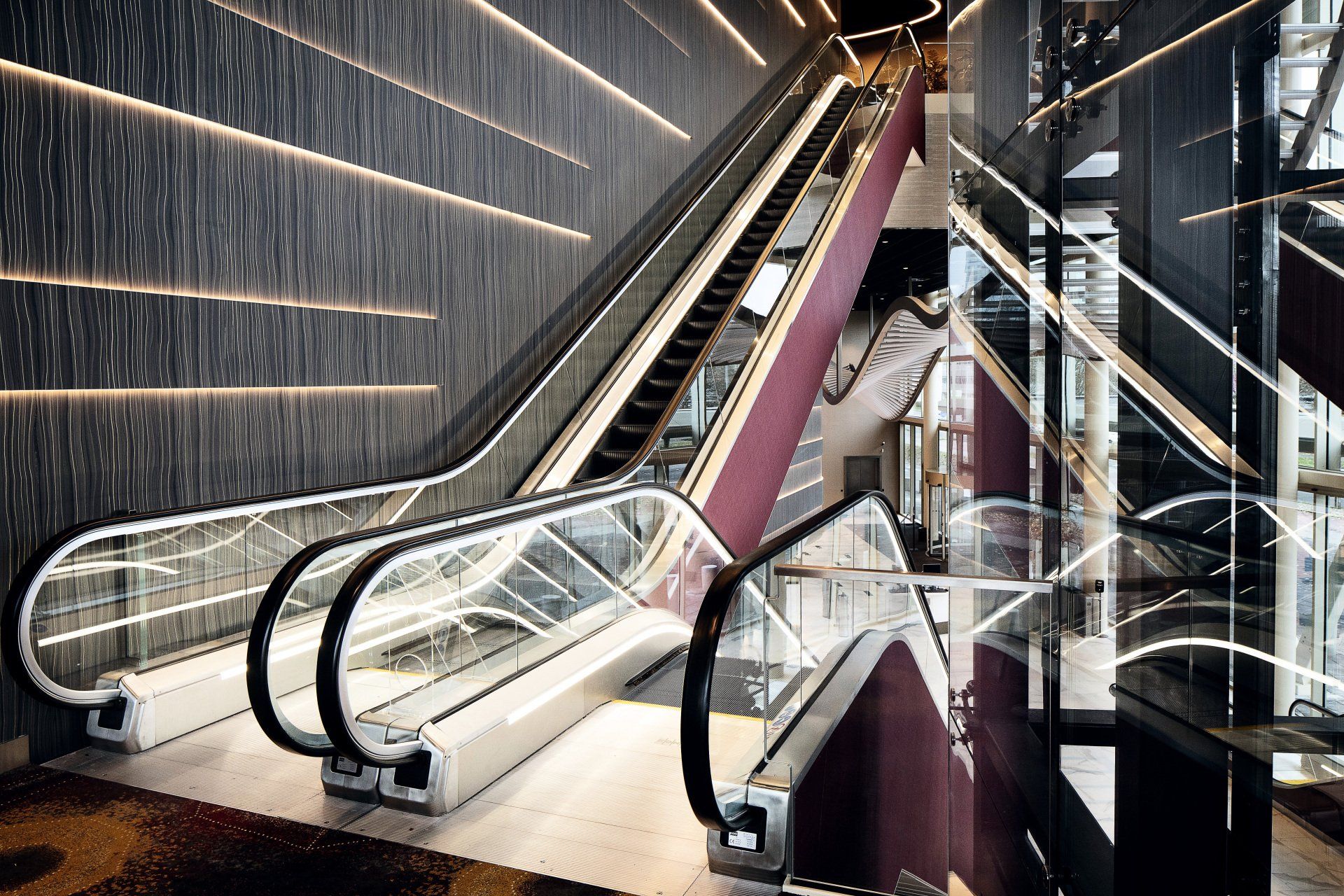 Roltrappen; Interieur Architectuur