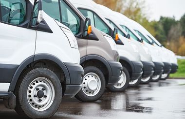 white and grey vans lined up in grafton