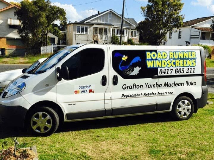 Company van — Windscreen replacements in Grafton, NSW