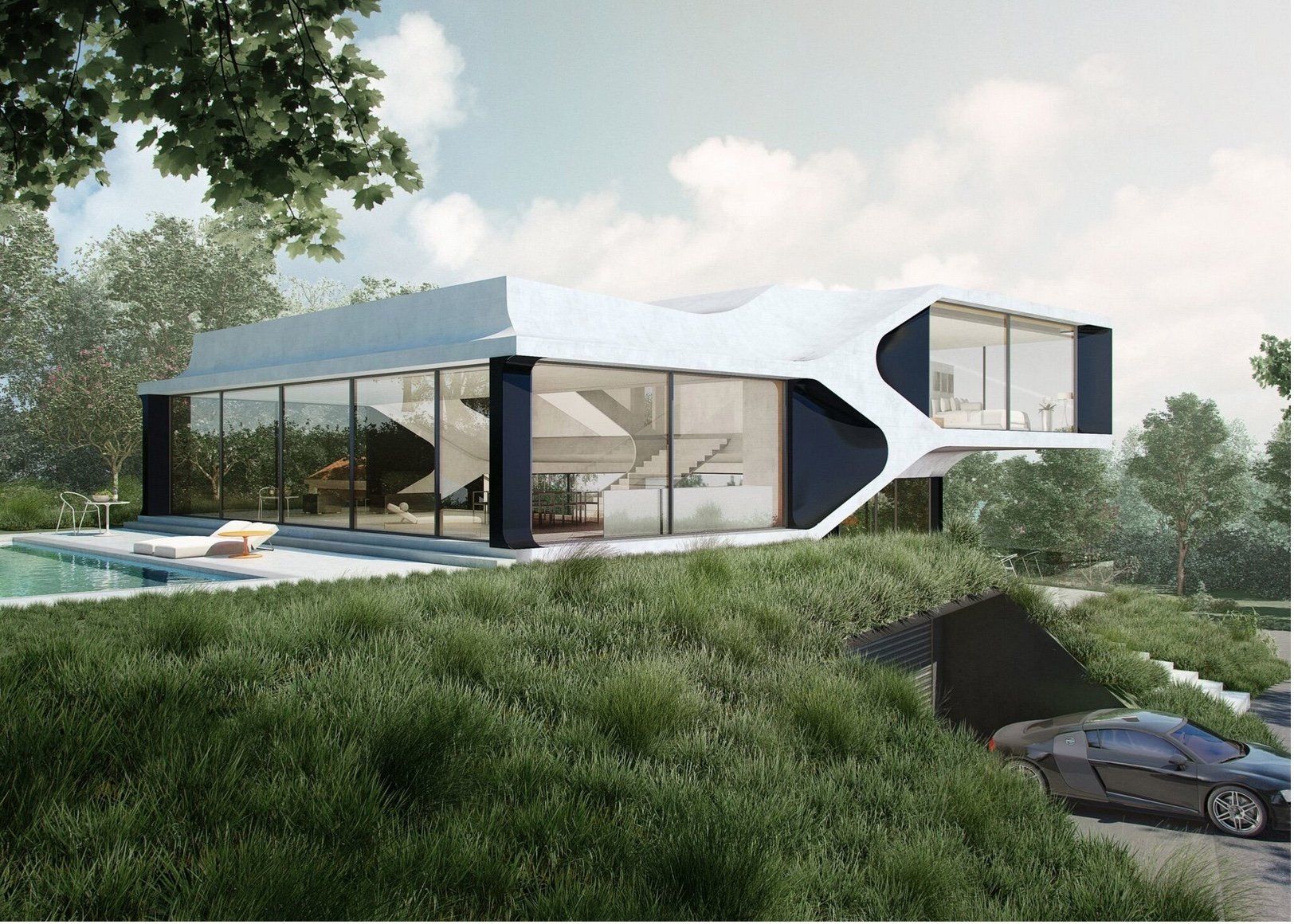 arshia architects bel air home