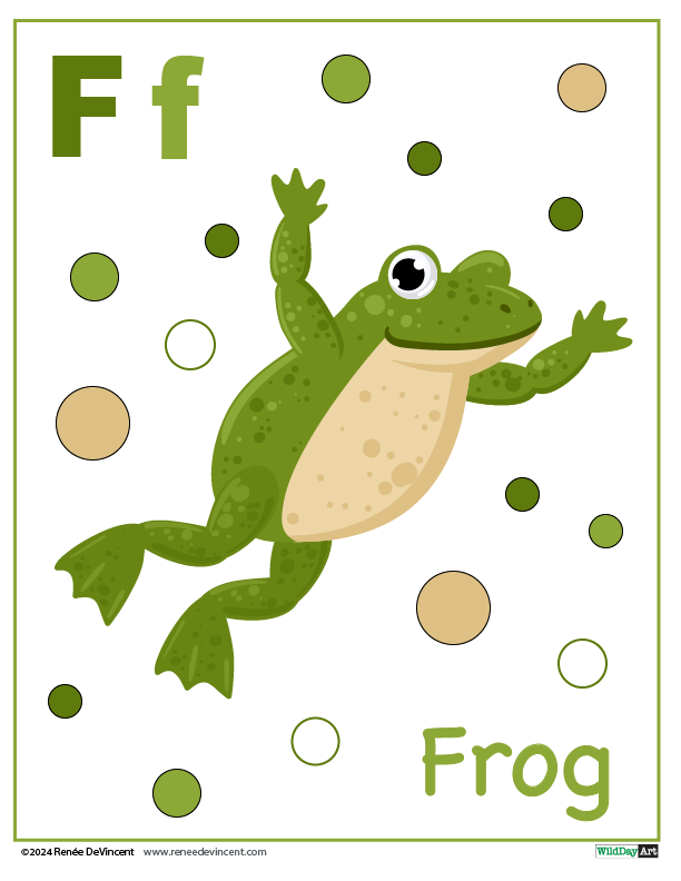 Free Frog Coloring Page