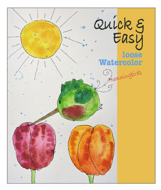 A quick and easy loose watercolor morning birds book