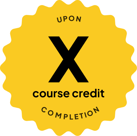 Badge: 4 Credits Upon Completion