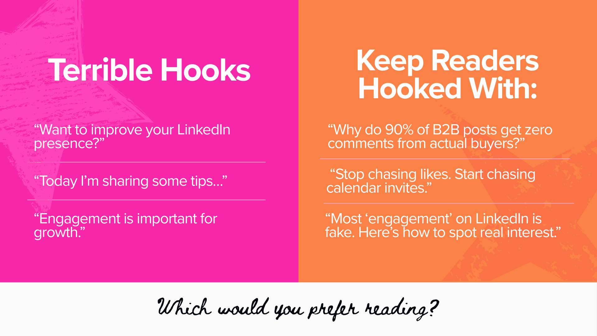 Hooks That Stink vs Hooks That Don’t | J&S Digital Services