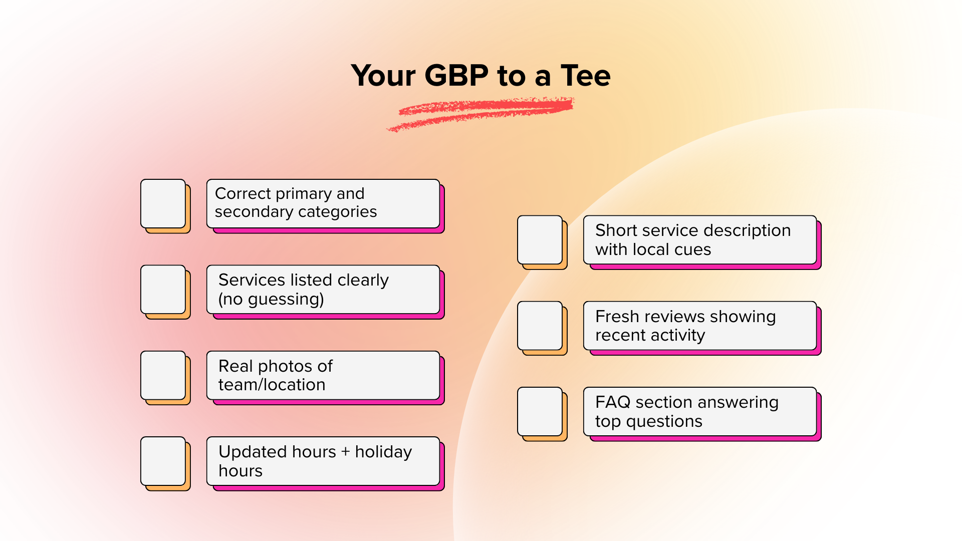 Your GBP to a Tee | J&S Digital Services