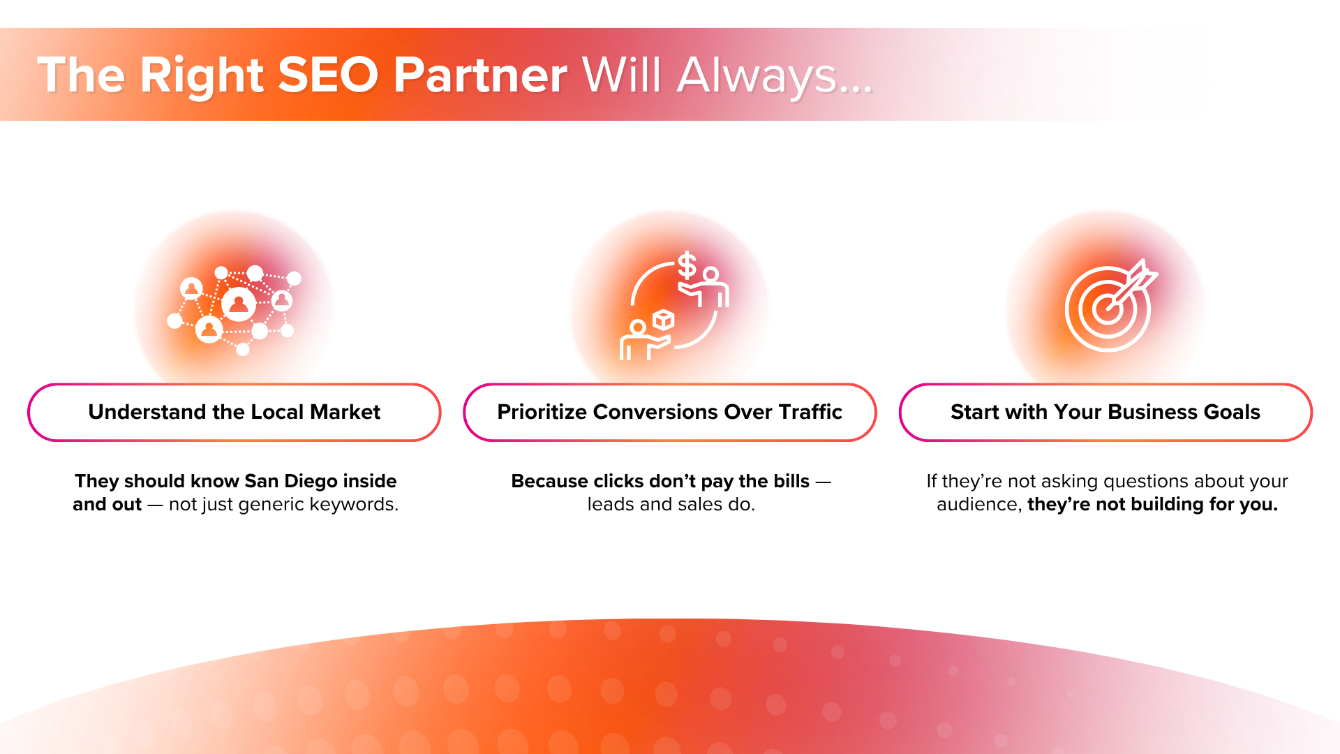 What to look for in an SEO partner