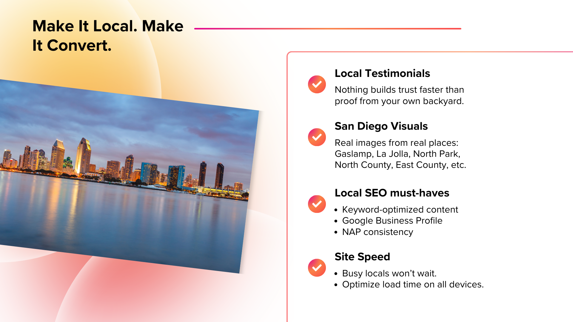 Website design in San Diego