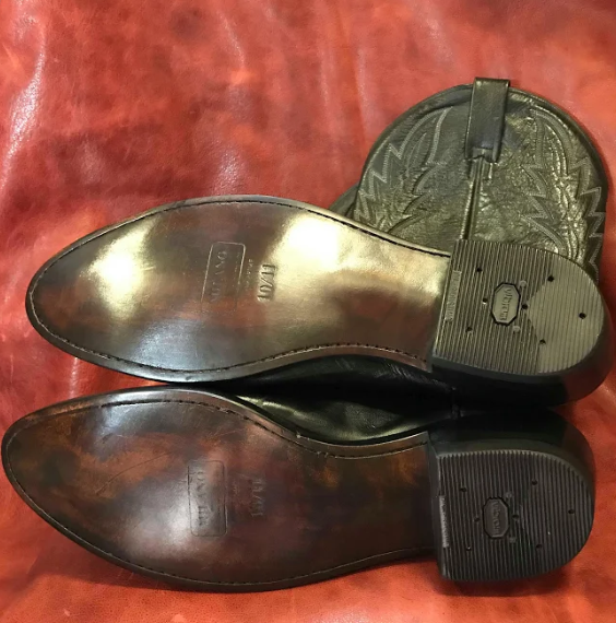 Black Shoes Sole After Repair — Beaverton, OR — Vanek's Shoe Repair