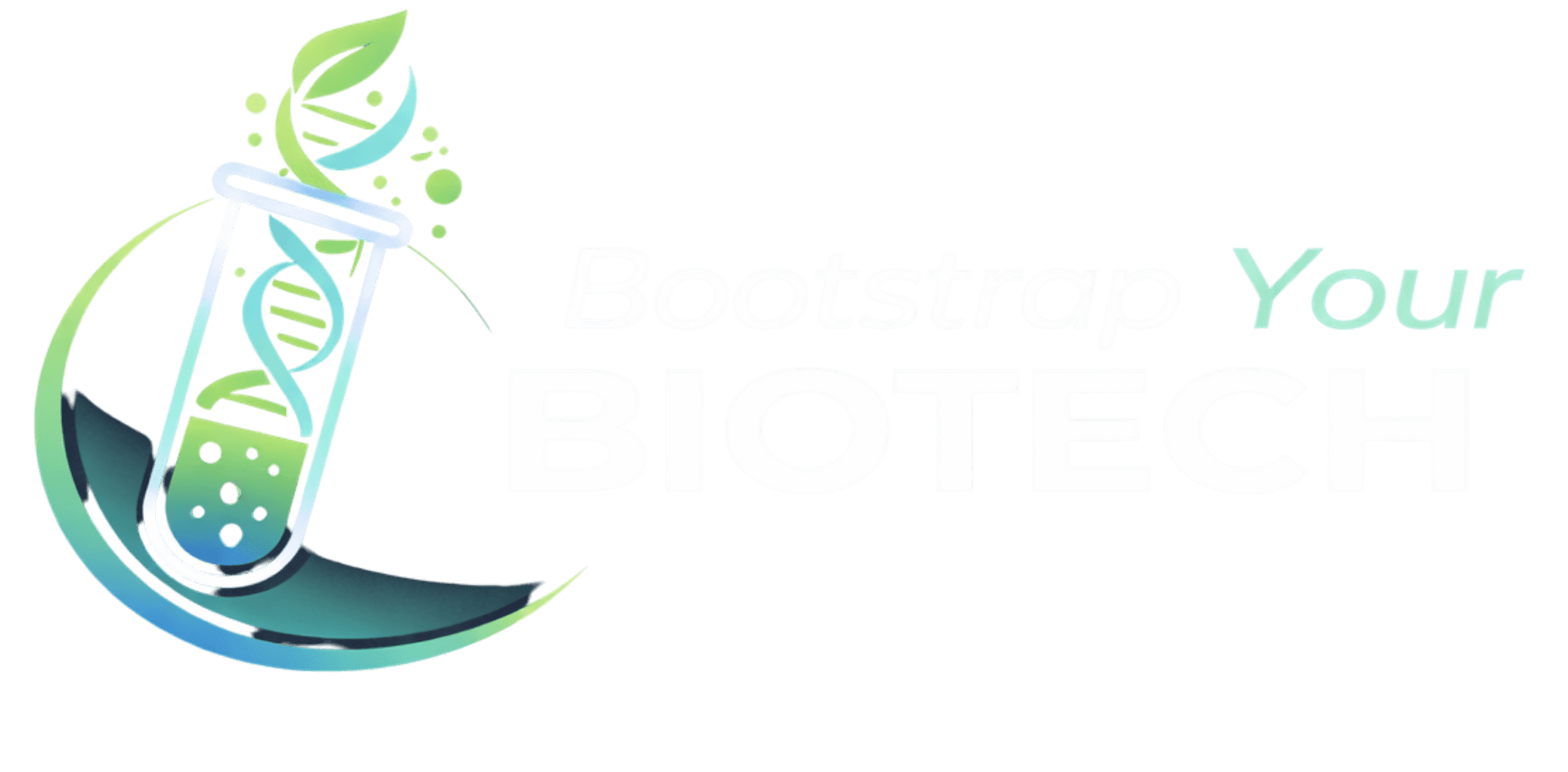 Bootstrap Your Biotech Logo Inverted