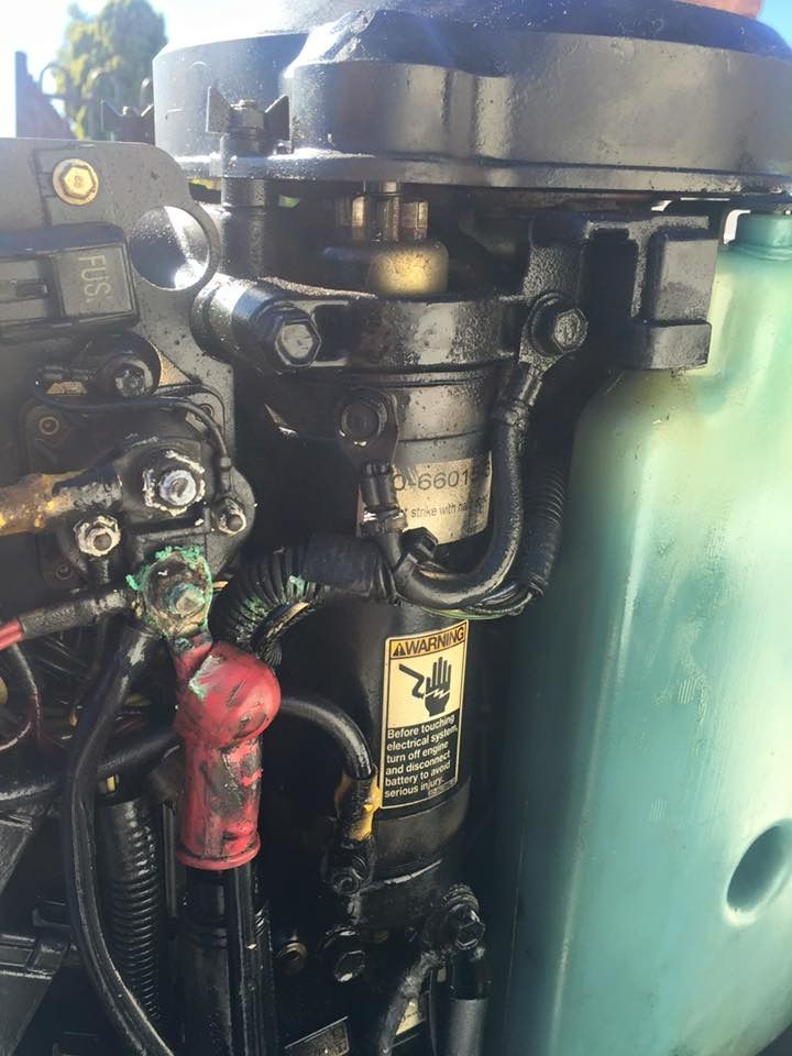 A Close up Of the Engine of A Boat — Don's Marine Repairs in Woy Woy, NSW