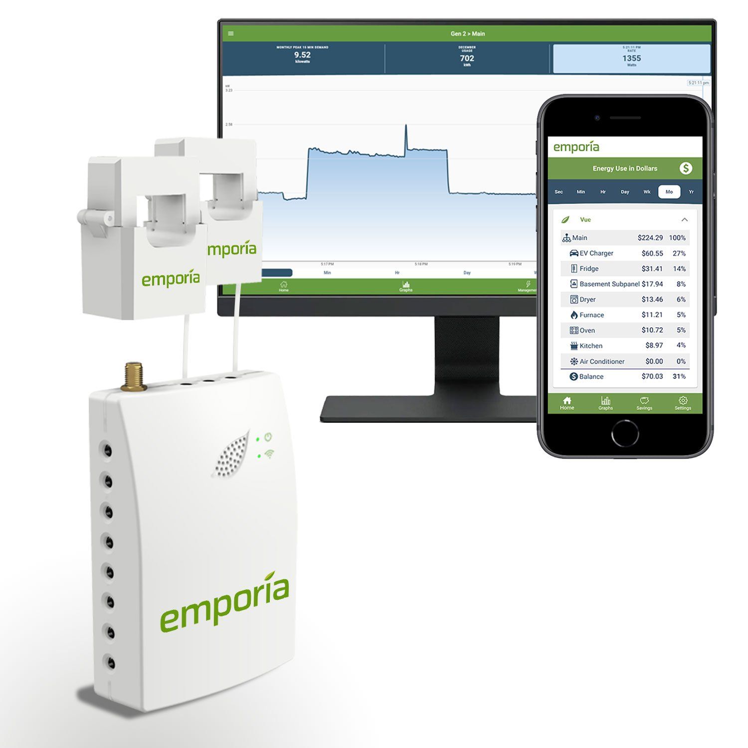Emporia Gen 2 Vue Whole Home Energy Monitor