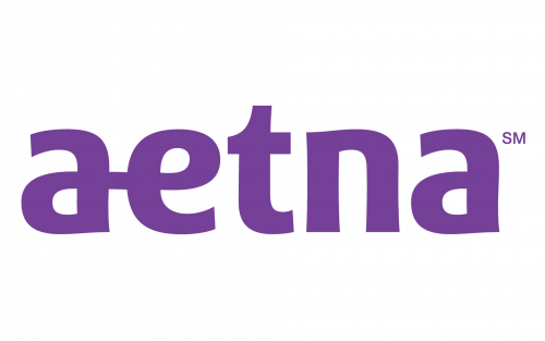 The Aetna logo in purple on a white background.